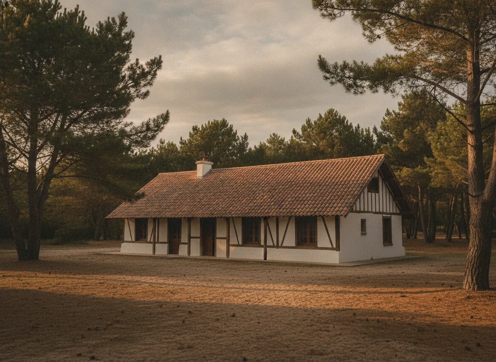 Toiture à Biscarrosse reprise par un couvreur du Bassin d'Arcachon